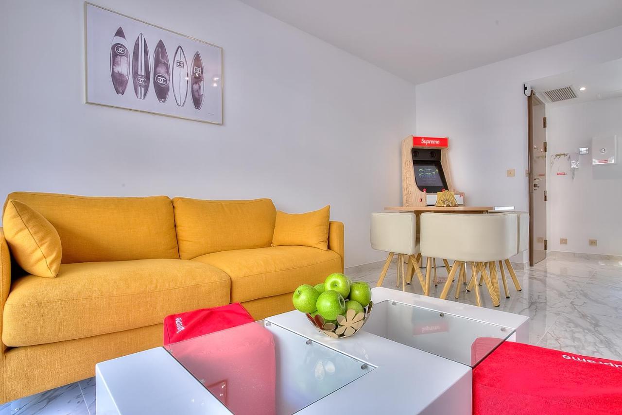 Luxury 4 Stars Apartment With 2 Terraces, Cannes Croisette ภายนอก รูปภาพ