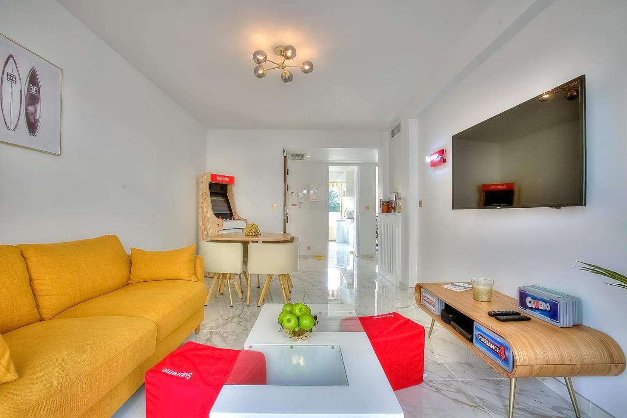 Luxury 4 Stars Apartment With 2 Terraces, Cannes Croisette ภายนอก รูปภาพ