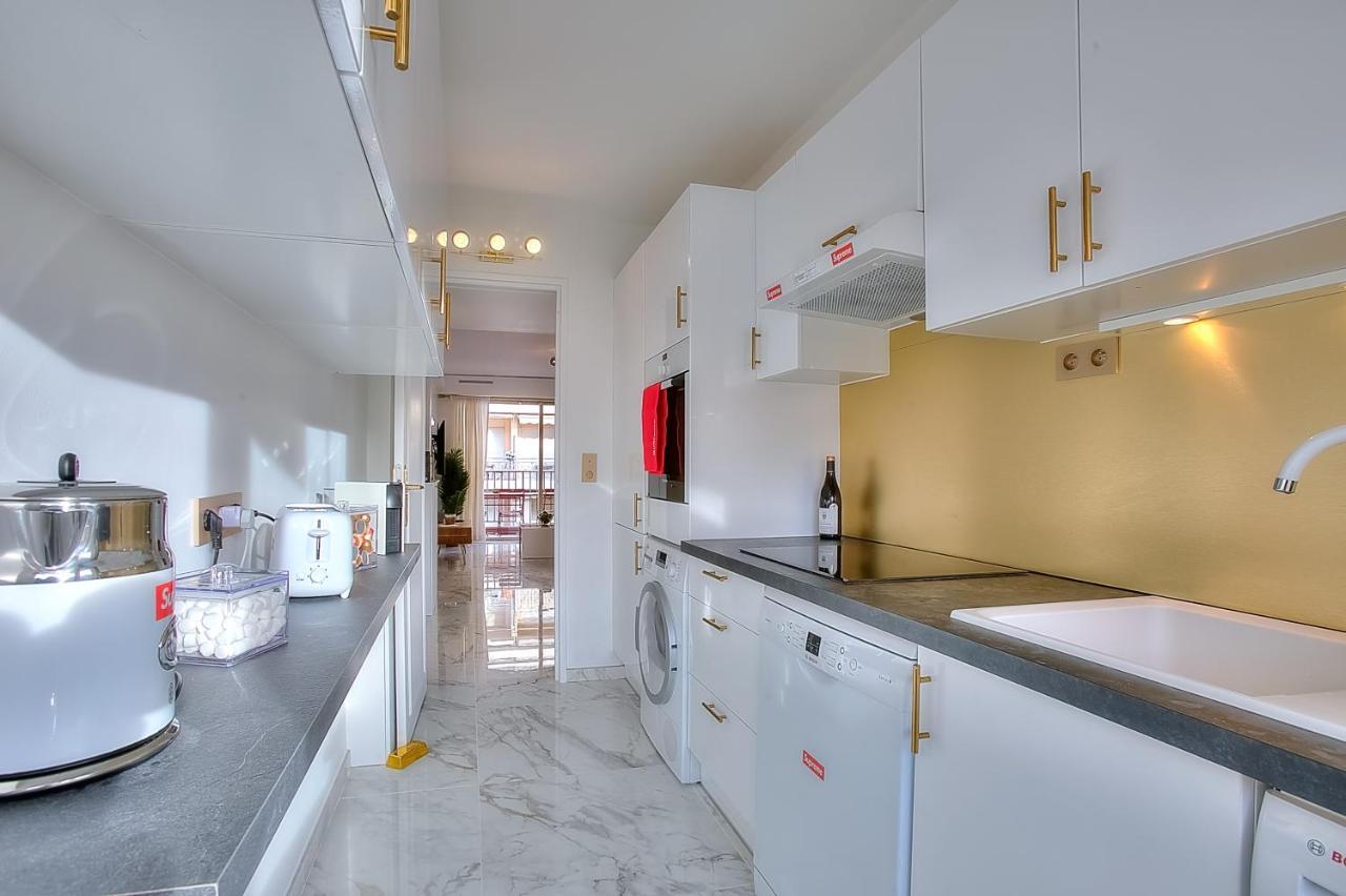Luxury 4 Stars Apartment With 2 Terraces, Cannes Croisette ภายนอก รูปภาพ