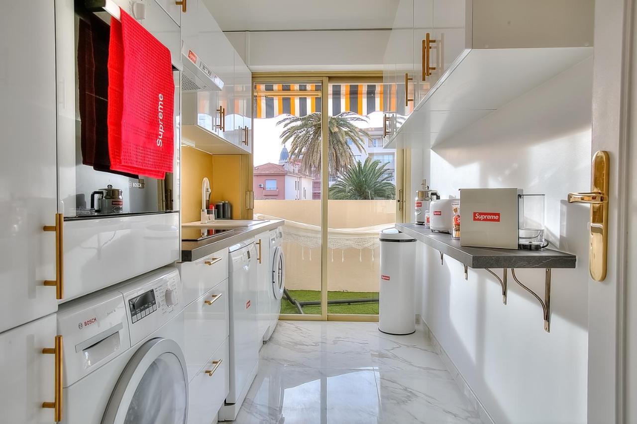 Luxury 4 Stars Apartment With 2 Terraces, Cannes Croisette ภายนอก รูปภาพ